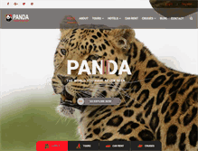 Tablet Screenshot of pandasafaris.com
